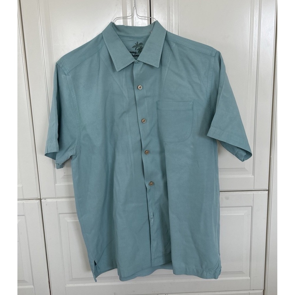 Tommy Bahama Shirt Mens Coral Button Up Size M